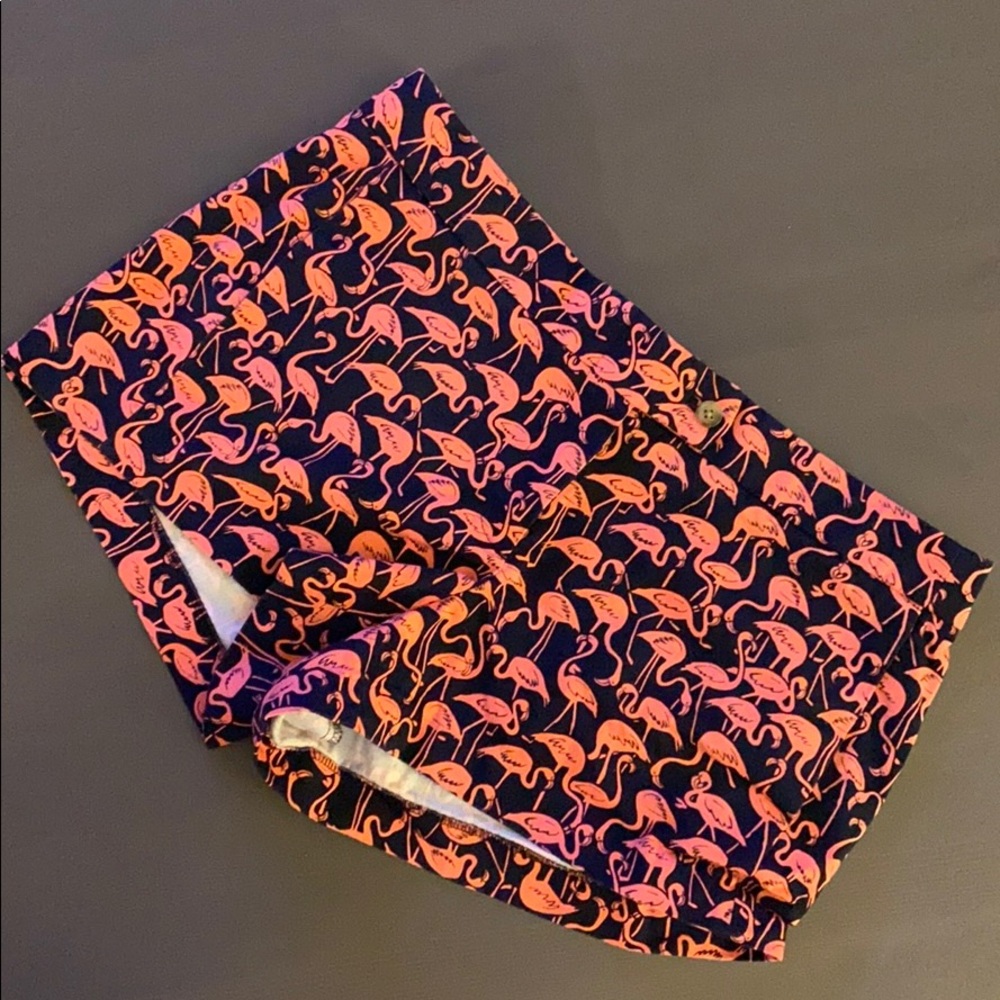 J. Crew Flamingo Shorts